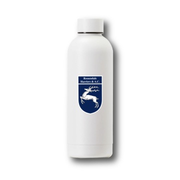 Rossendale Harriers - Stainless Steel Bottle - 500ML - White